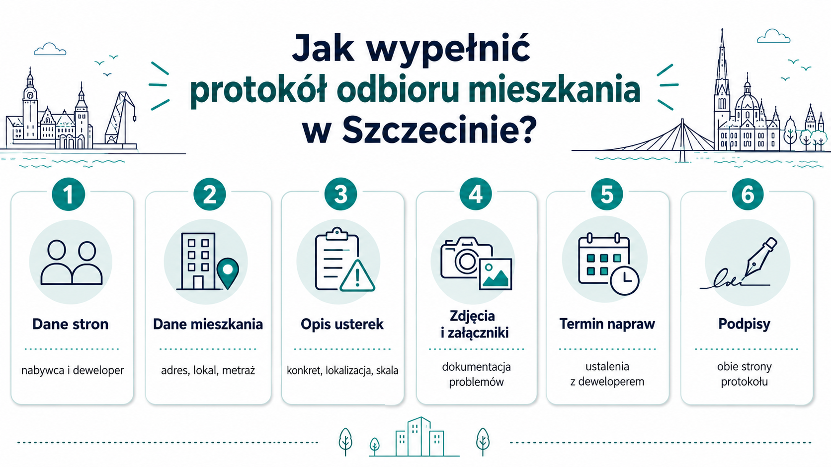 Najważniejsze elementy protokołu odbioru mieszkania